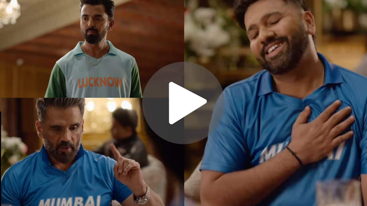 [Watch] 'MI Over LSG': Suniel Shetty Sidelines Son-In-Law KL Rahul; Chooses Rohit Sharma
